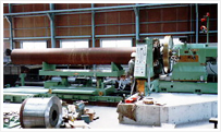 YSFN-1400型大径長尺鋼管の加工